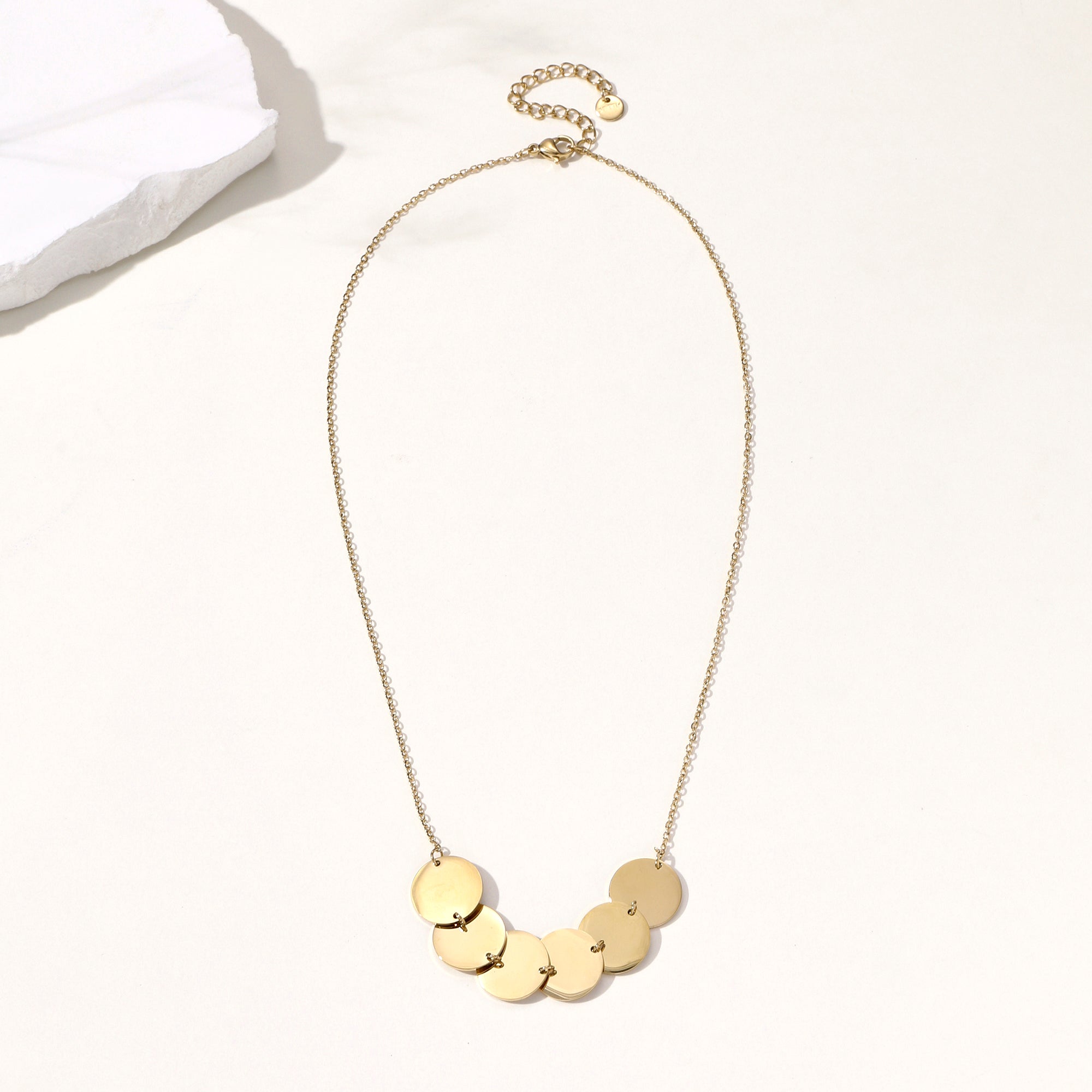Titanium Steel D Link Chain Necklace Minimalist Pig Nose Waterproof Tarnish Free Jewelry For Women